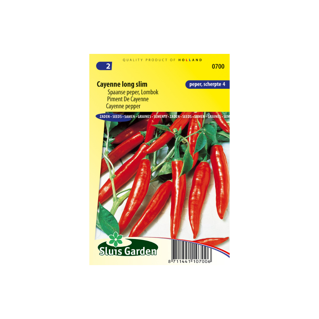 Spaanse peper Cayenne Long Slim