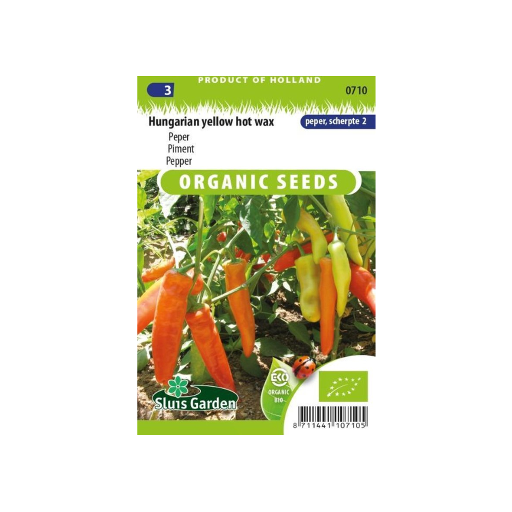 Peper Hungarian yellow hot wax BIO