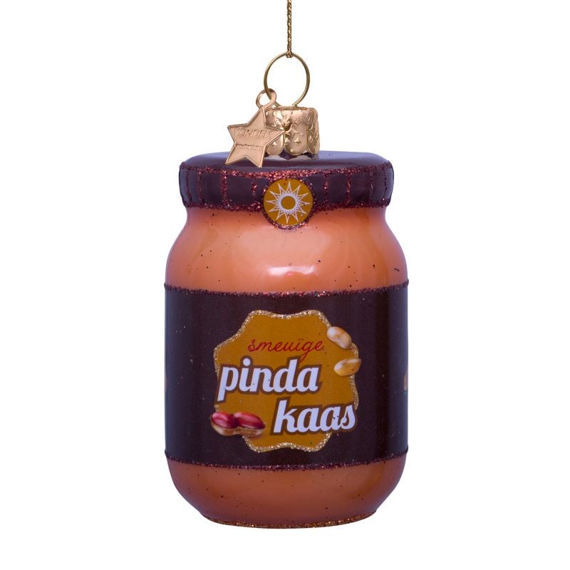 Vondels Kersthanger pindakaas 8 cm