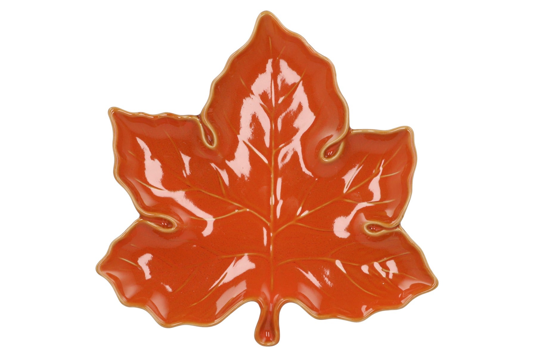 Schaal blad oranje 24 x 4