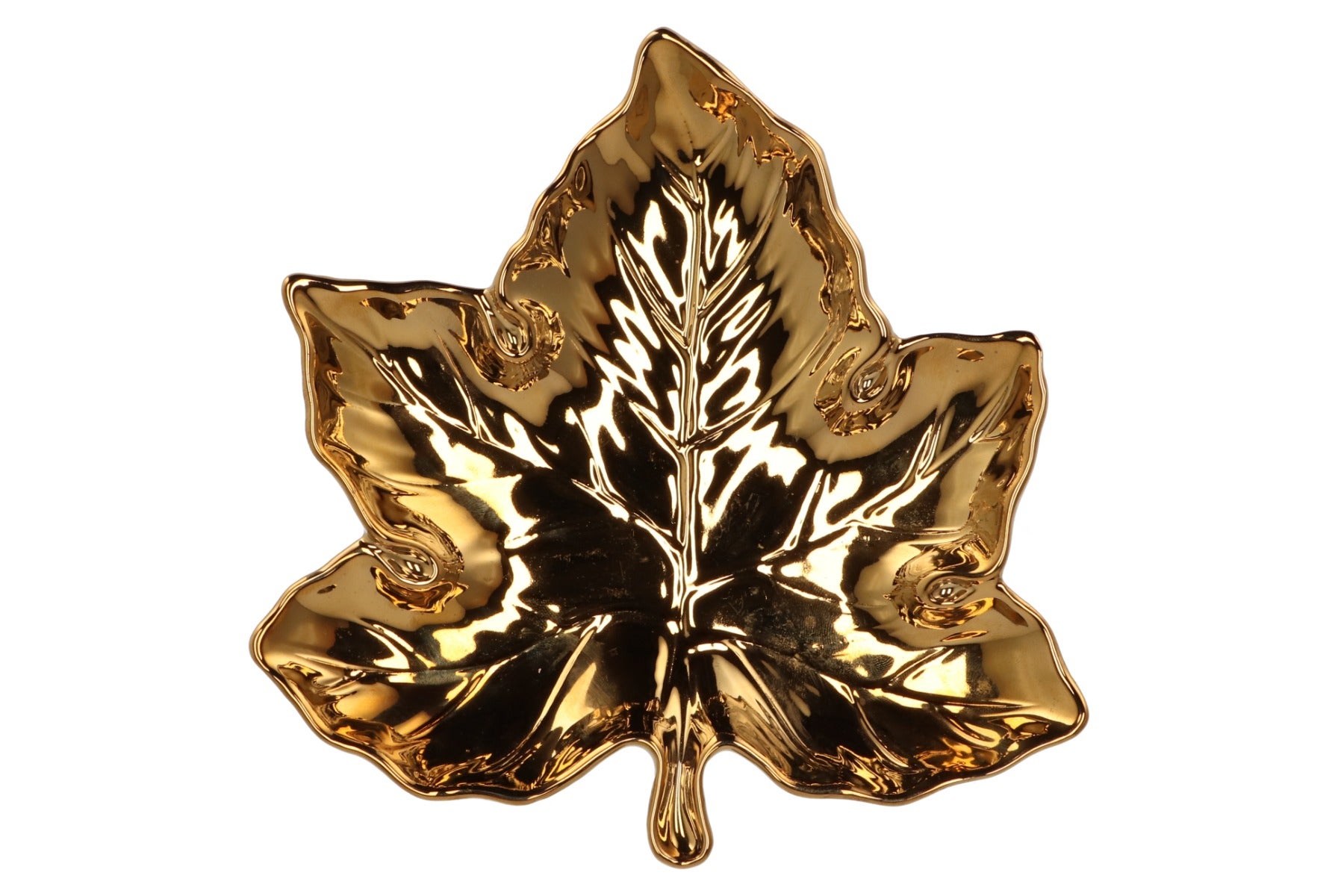 Schaal blad goud 24 x 4