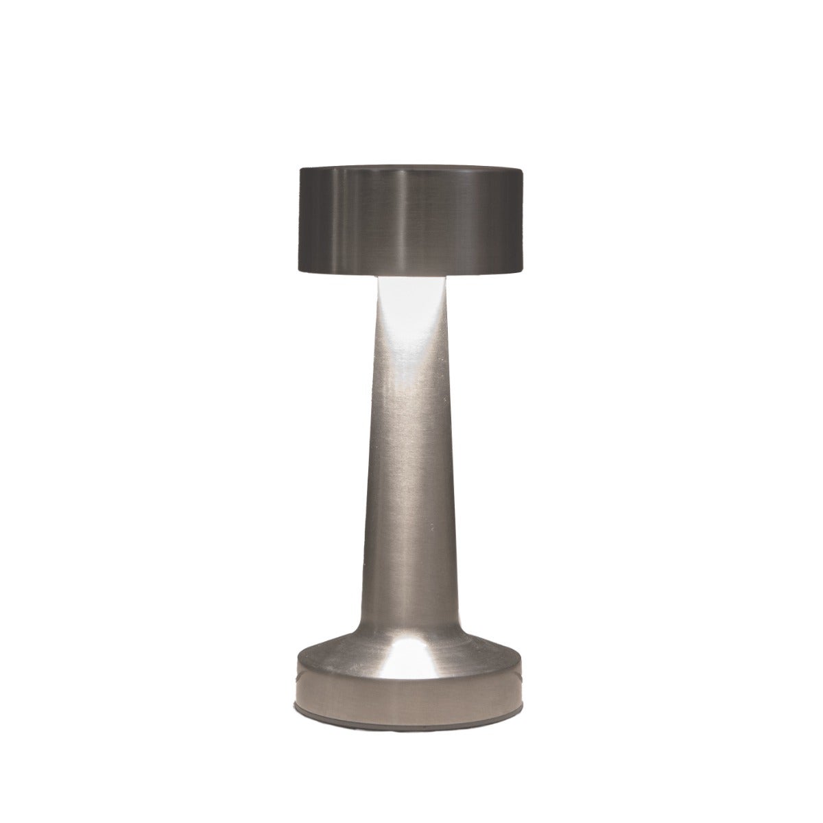 Draadloze Tafellamp Zilver Dimbaar LED 21 x 9