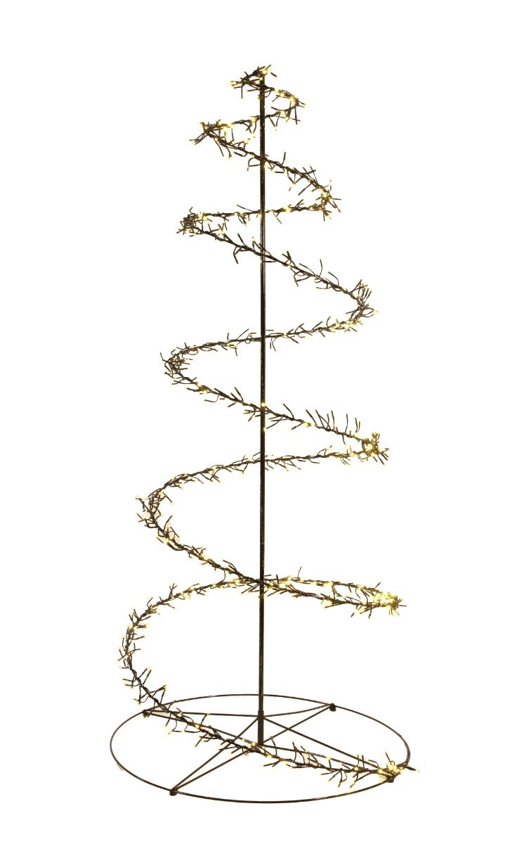 Anna's Collection boom swirl cluster zwart warm wit 160 x 75 cm