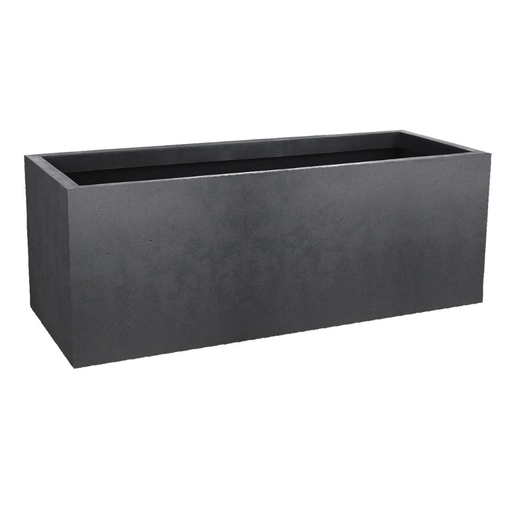 Eda Pot Basalt Up Rechthoek Antraciet 79.5 x 29.5 x 29.5 cm