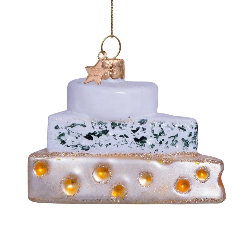 Vondels Kersthanger triple cheese 5.5 cm