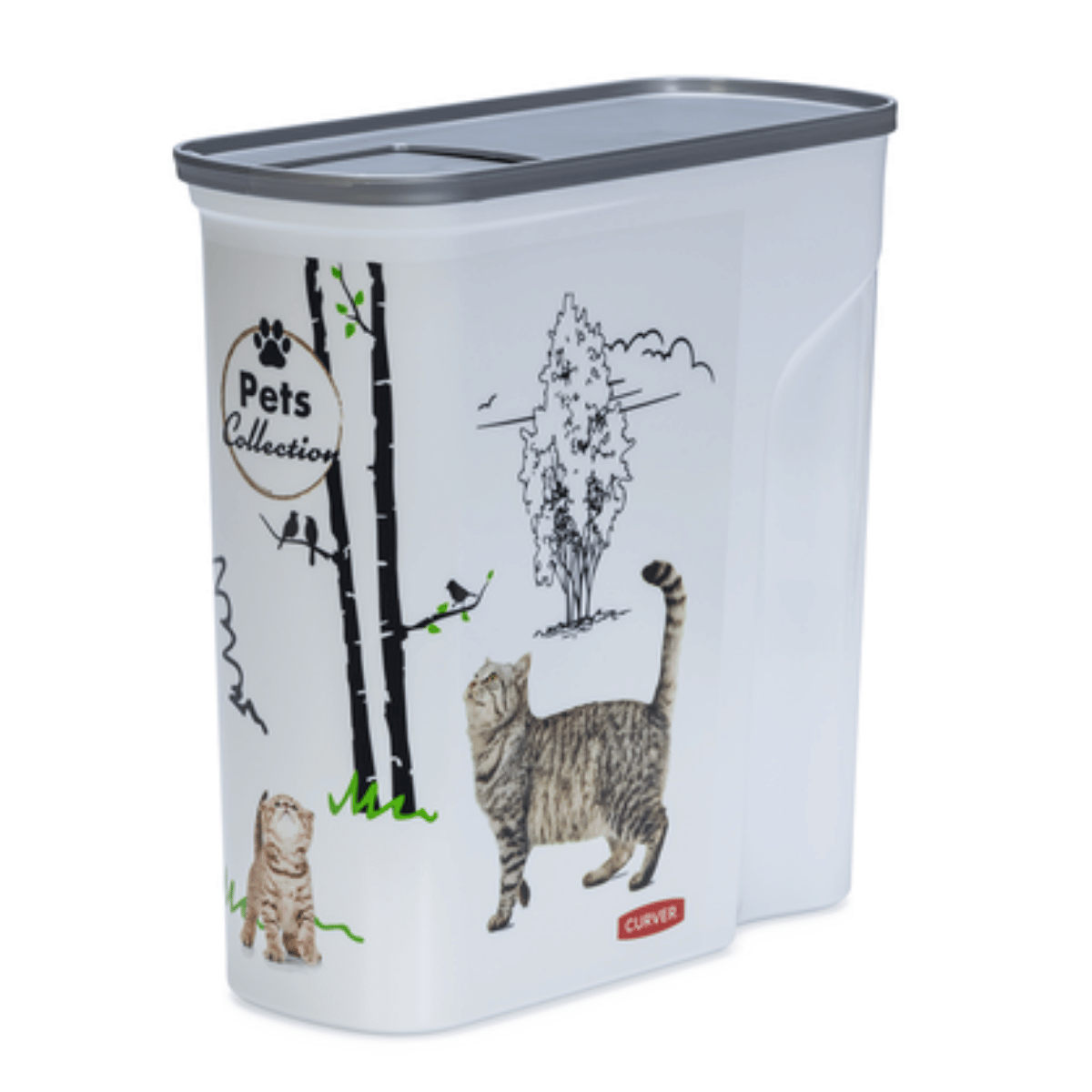 Curver Voedselcontainer Kat Pets Collection Wit 28 x 12 x 28 cm