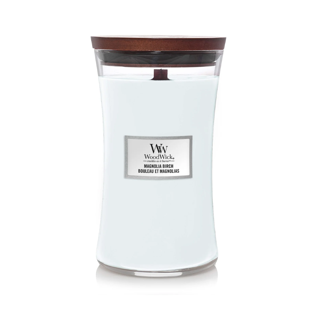 WoodWick Magnolia Birch Large Candle
