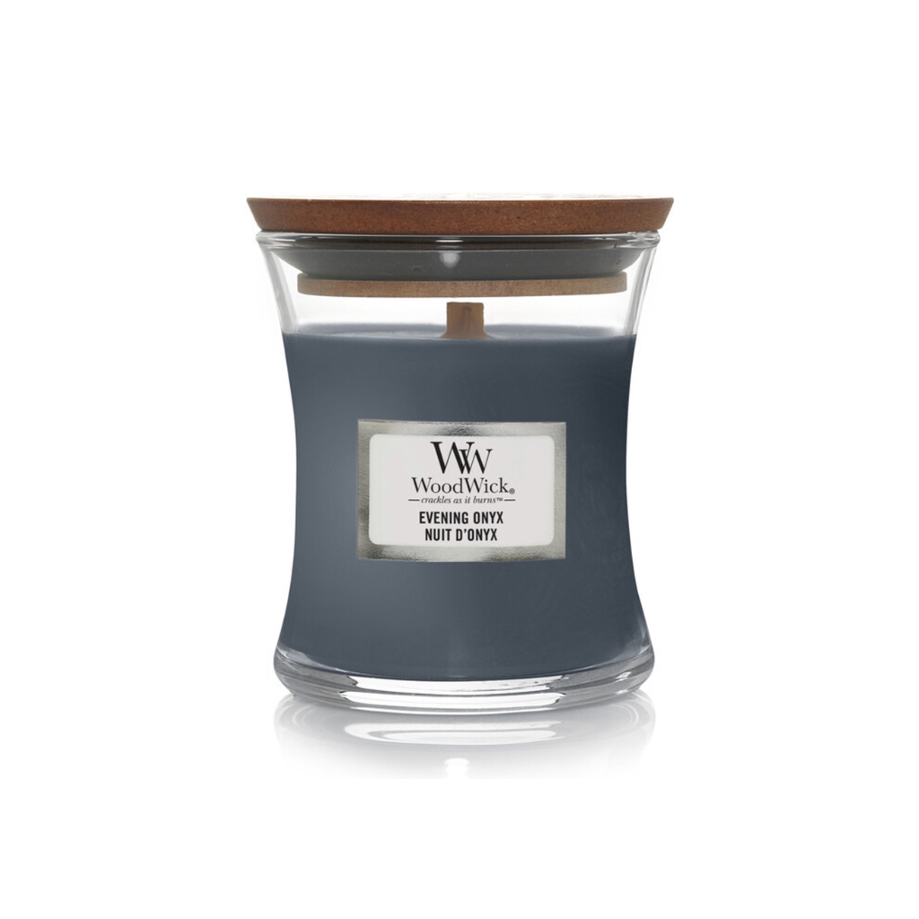WoodWick Evening Onyx Mini Candle