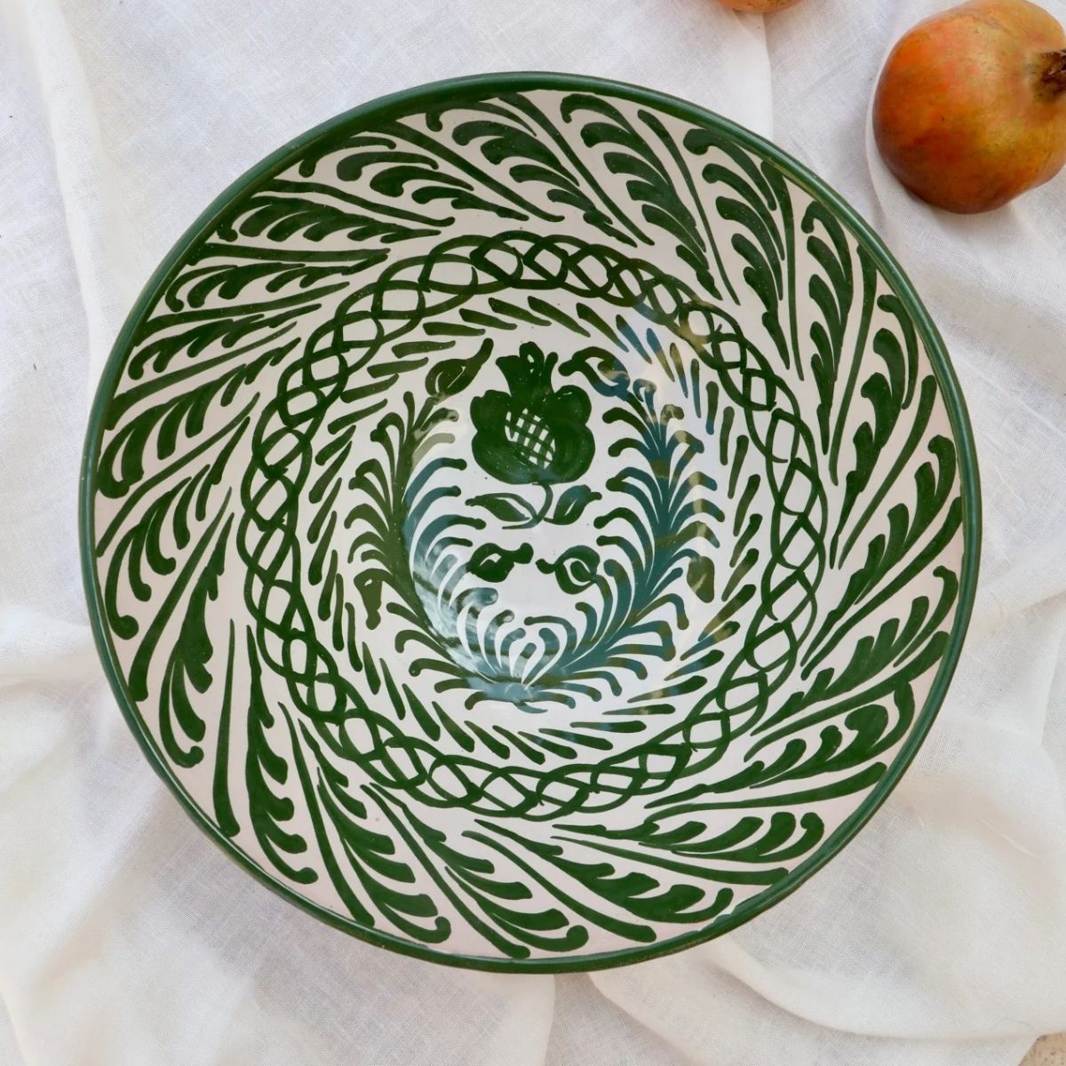 Lenta Living Schaal Groot Verde Oliva Pomegranate 30 cm
