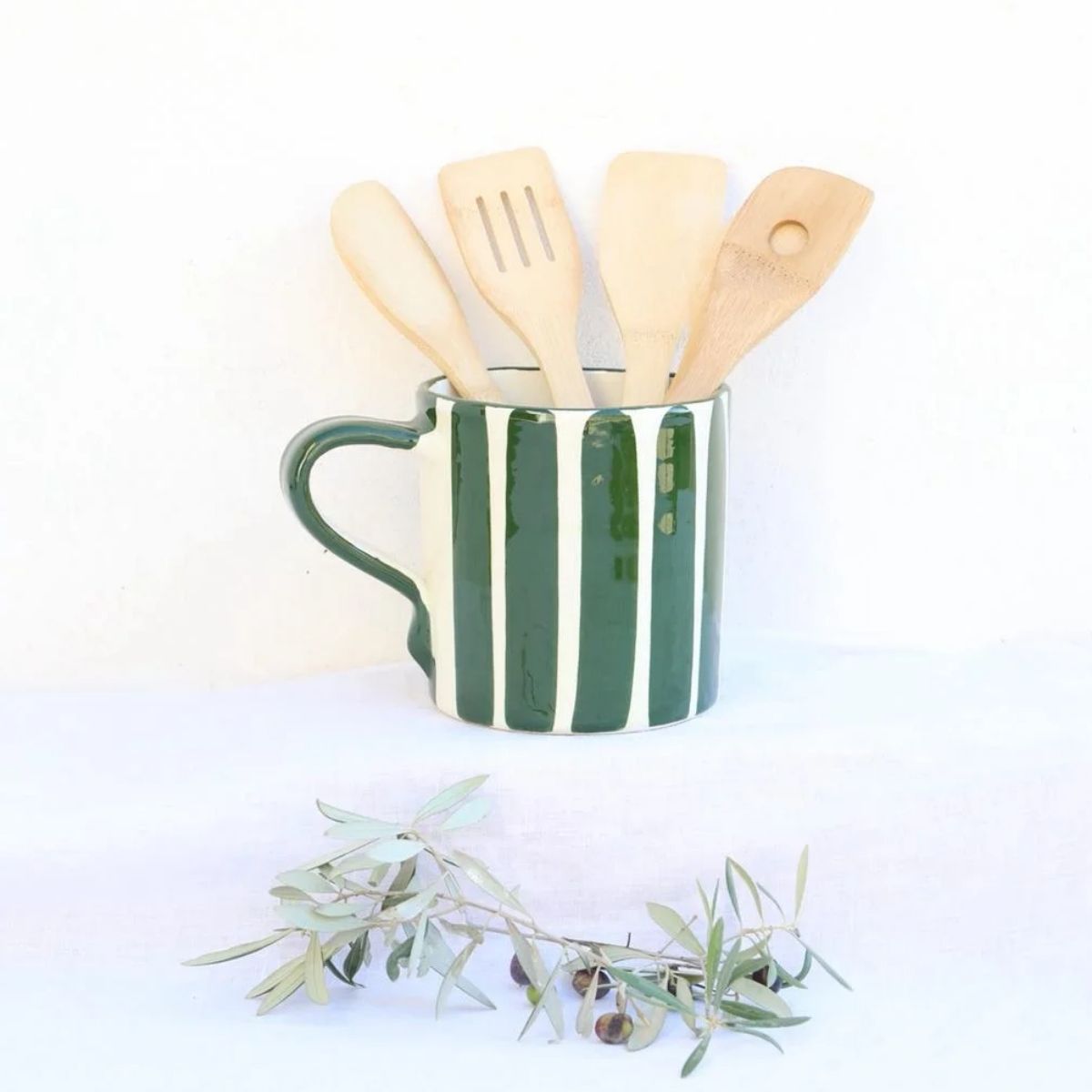 Lenta Living Bestekkan Verde Oliva 17 x 16 cm