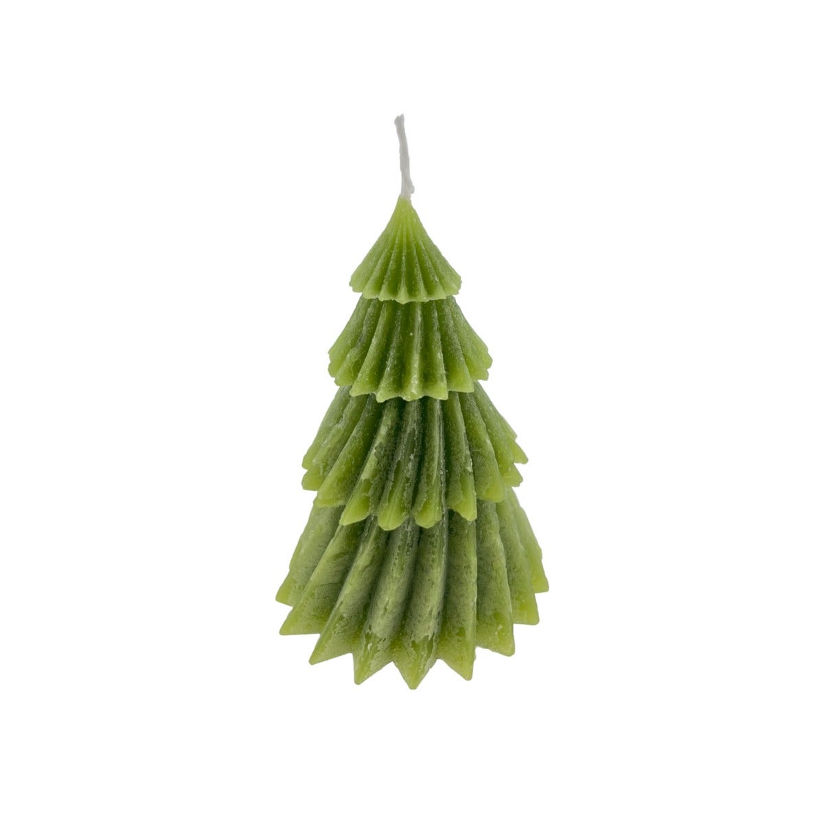 Home Society Deco Candle Windy Tree S Groen 11 cm