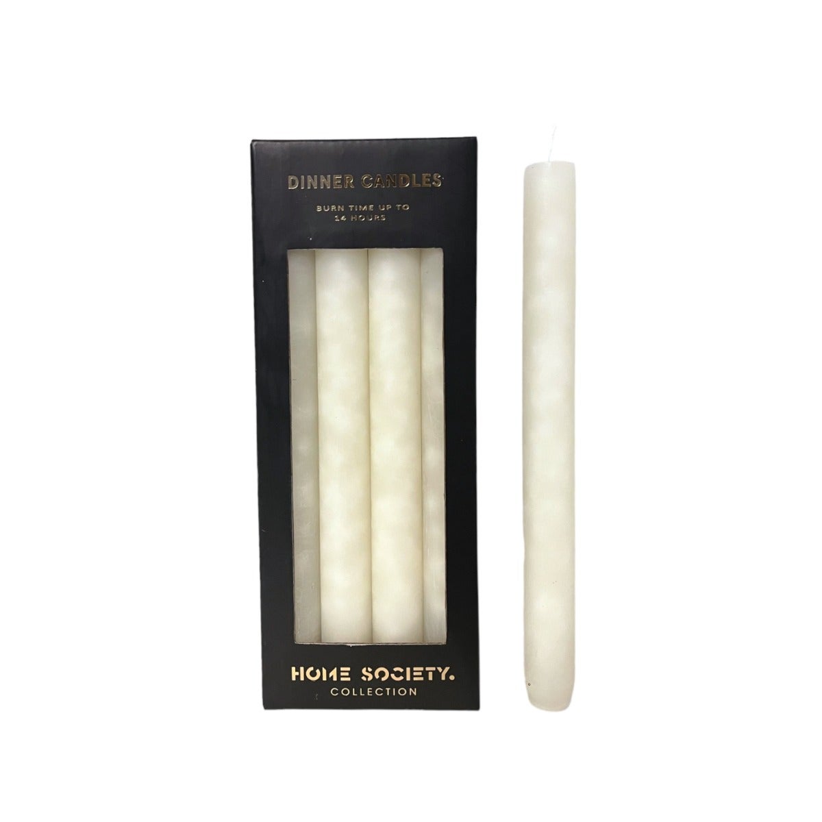 Home Society Dinerkaars L Wit 24.5 cm 4 stuks