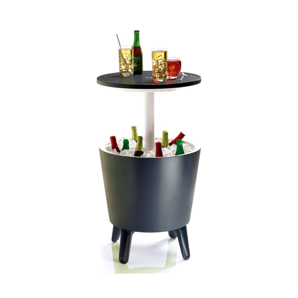 Keter Bijzettafel Cool bar Antraciet 49.5 x 57 cm