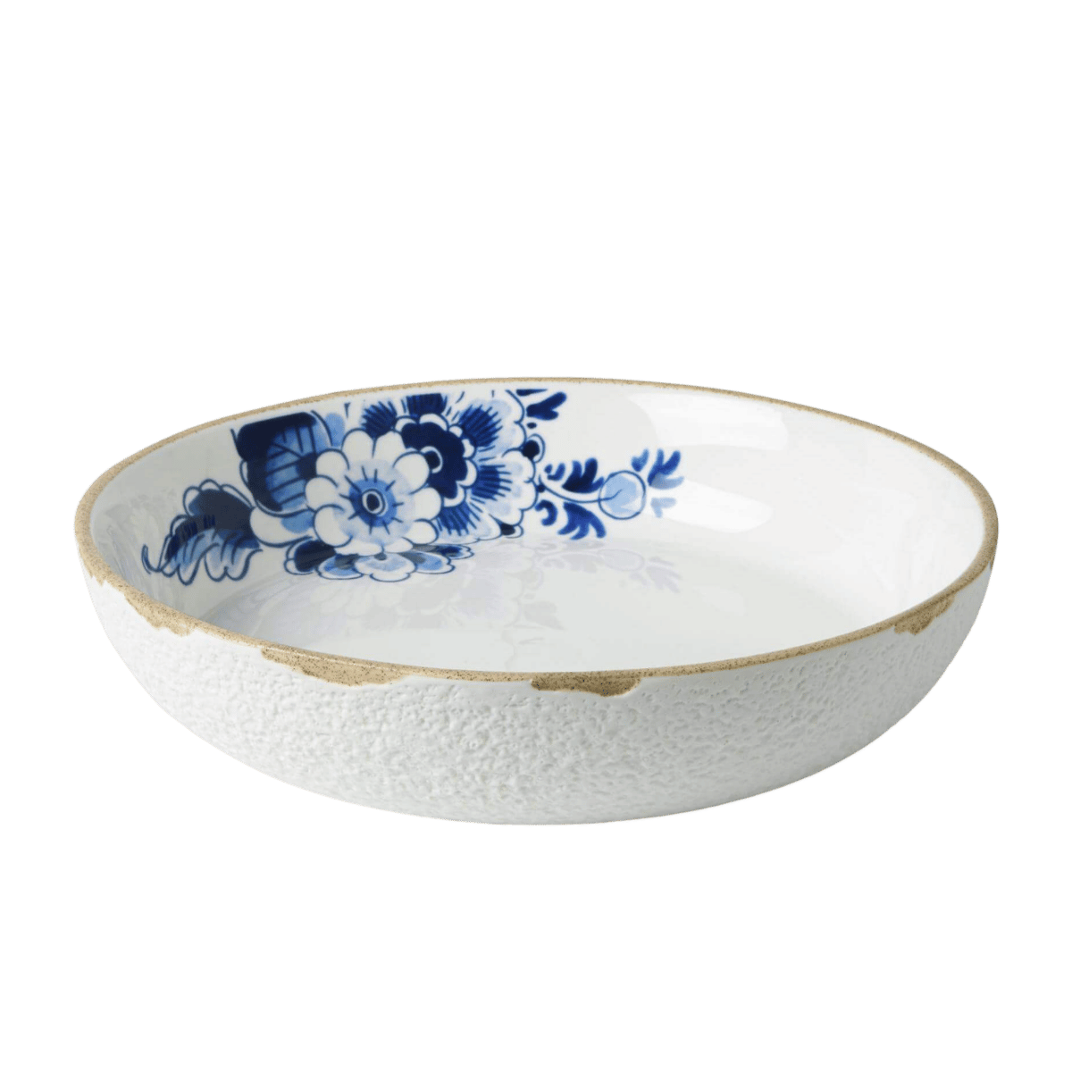 Heinen Delfts Blauw Bloesem Pastabord