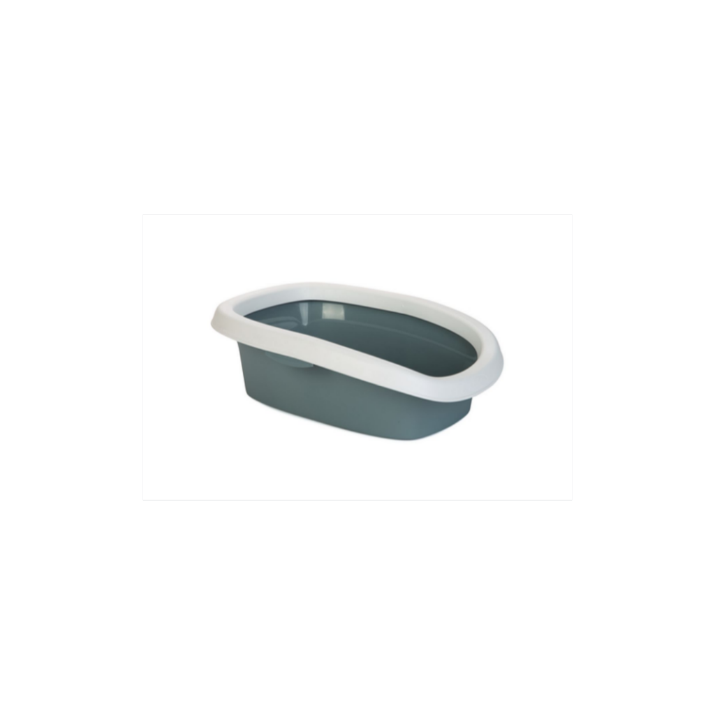 Kattenbak Sprint 10 wit lichtblauw 31 x 43 x 14 cm