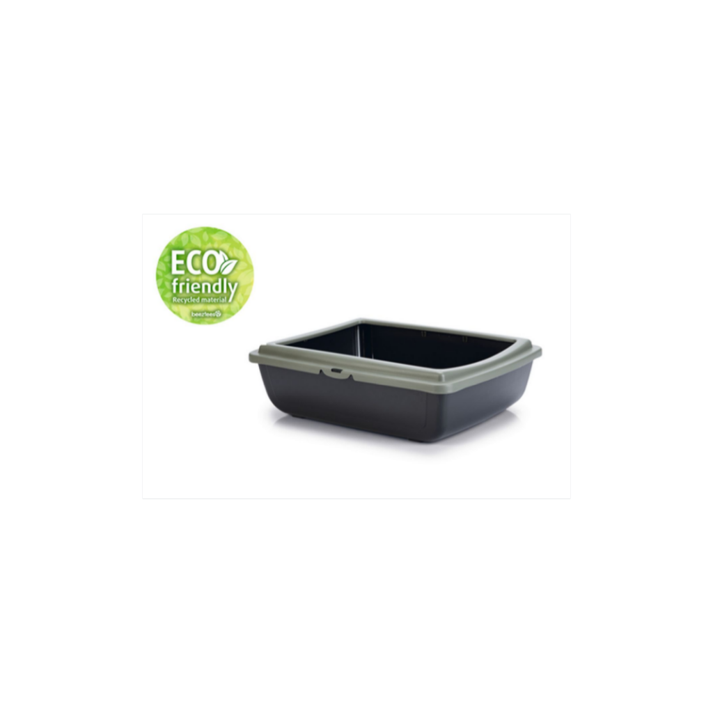 Kattenb Juliet Eco Grn/Zwt 48X38X14