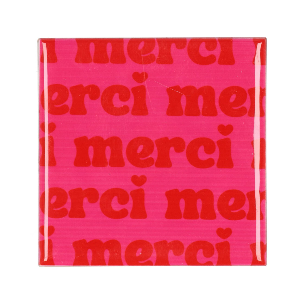 Tegel Merci Roze, Rood 10 x 10 cm