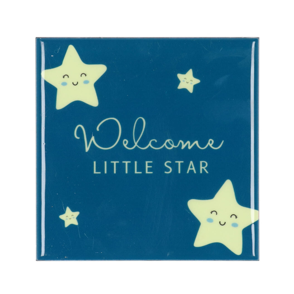 Tegel Little Star Blauw 10 x 10 cm