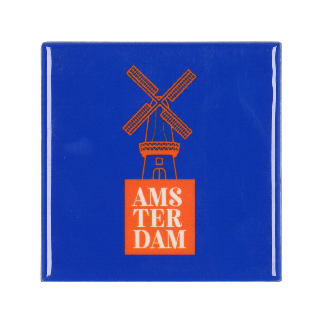 Tegel Amsterdam Blauw 10 x 10 cm