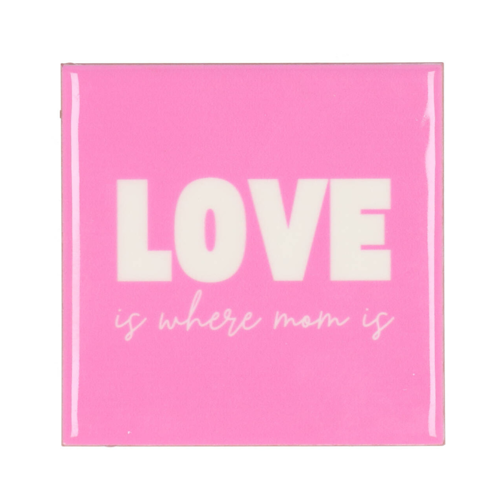 Tegel Love Roze 10 x 10 cm