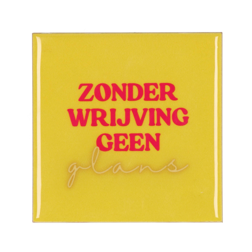 Tegel Glans Geel 10 x 10 cm