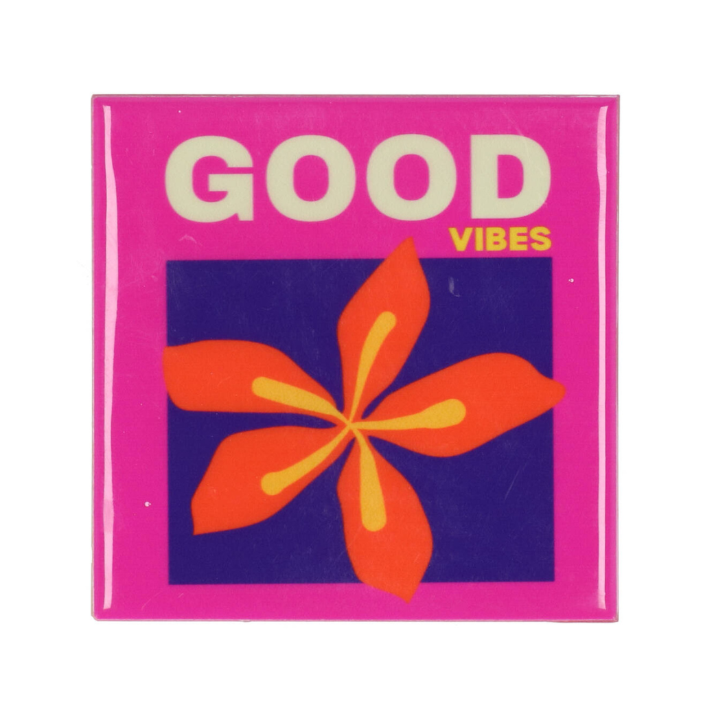 Tegel Good Vibes Roze 10 x 10 cm