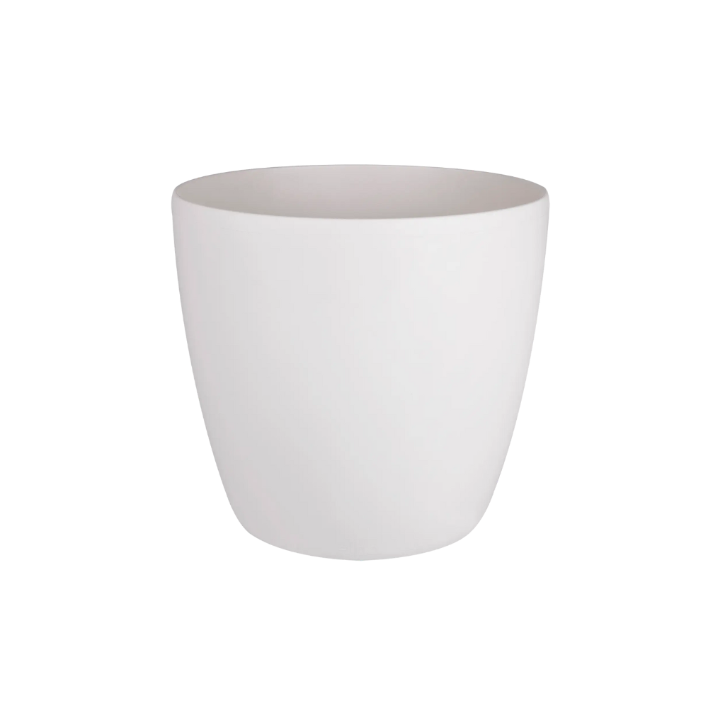 Elho Brussels Rond Wielen 40cm Wit