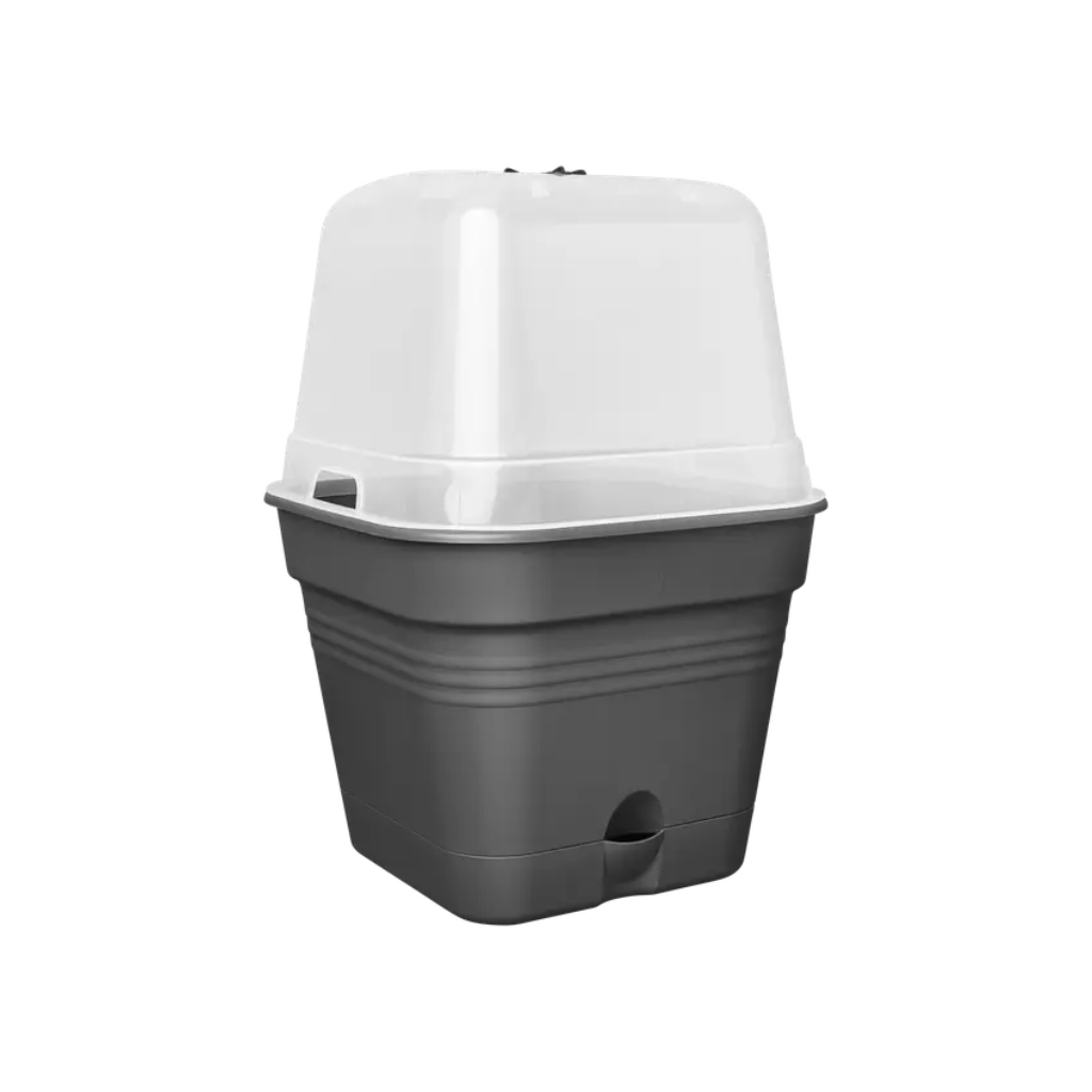 Elho Green Basics kweekpot Allin1 zwart 30 cm