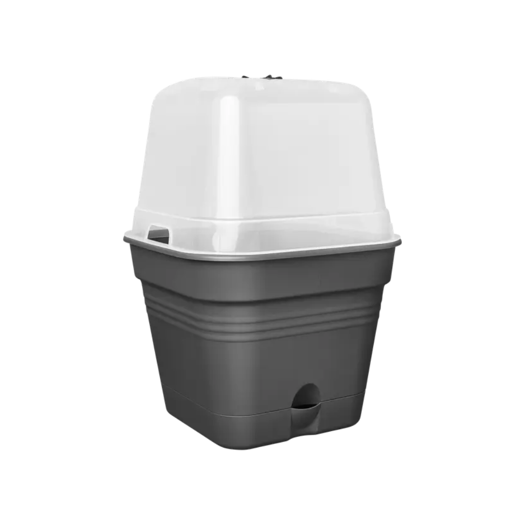 Elho Green Basics kweekpot Allin1 zwart 35 cm