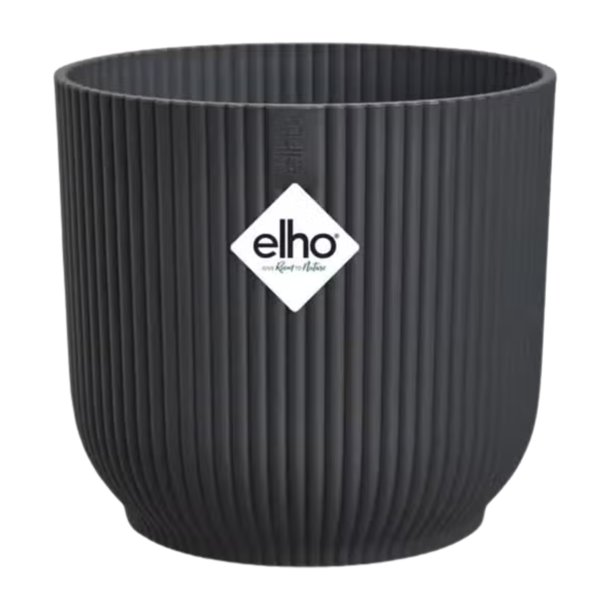 Elho Bloempot Vibes Fold Rond Antraciet 11 x 11 cm