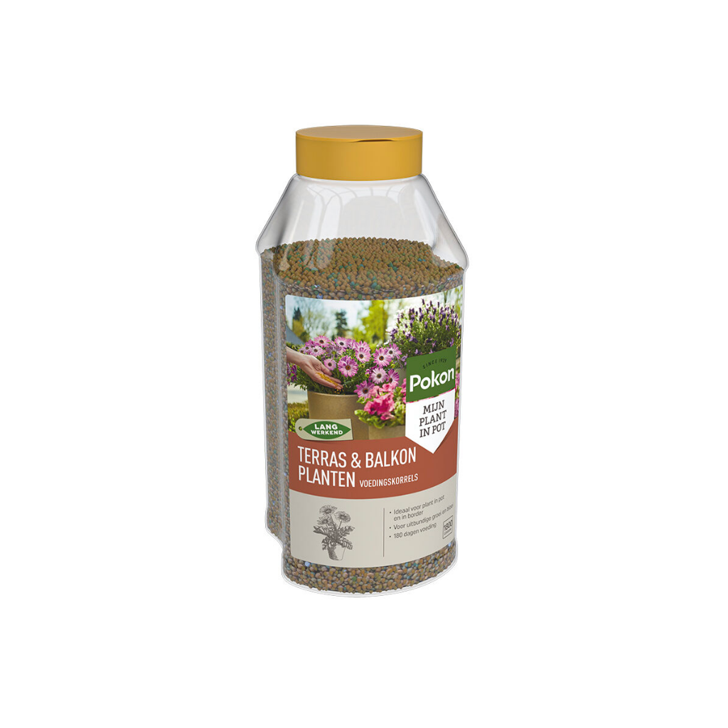 Pokon Terras & Balkon Planten Voedingskorrels 1800g