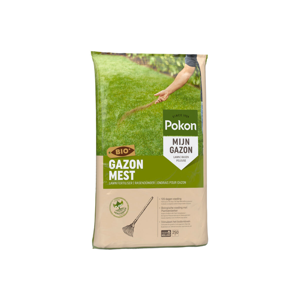 Pokon Bio Gazonmest 16,8kg voor 250m²