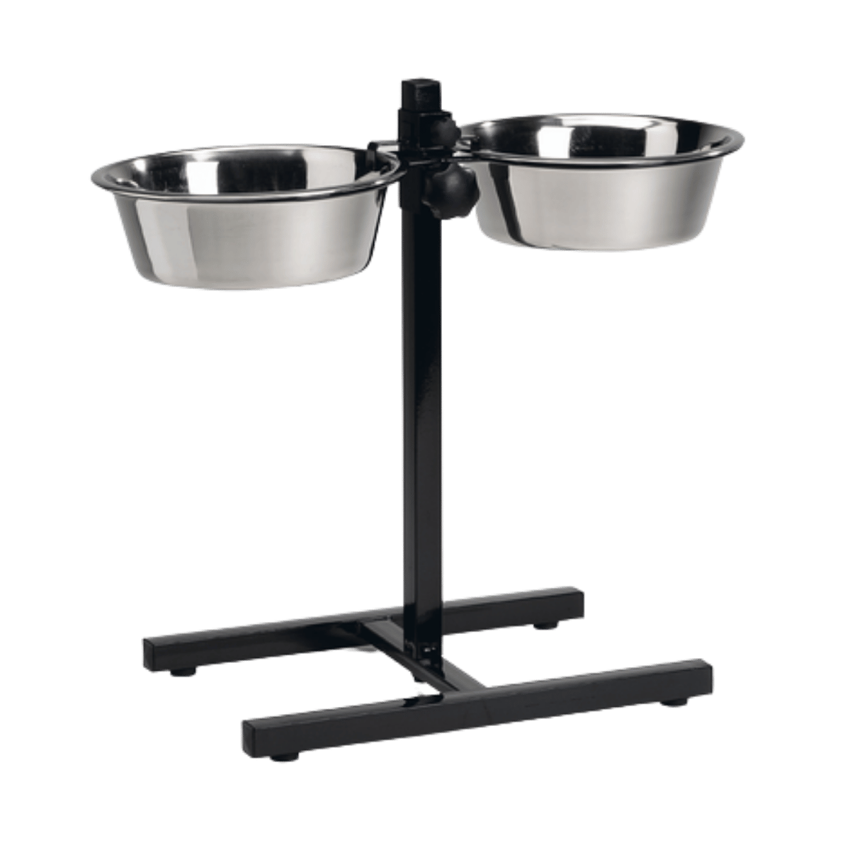 Beeztees Voerstandaard Dinerset Hond Zwart 54 x 25 x 52 cm