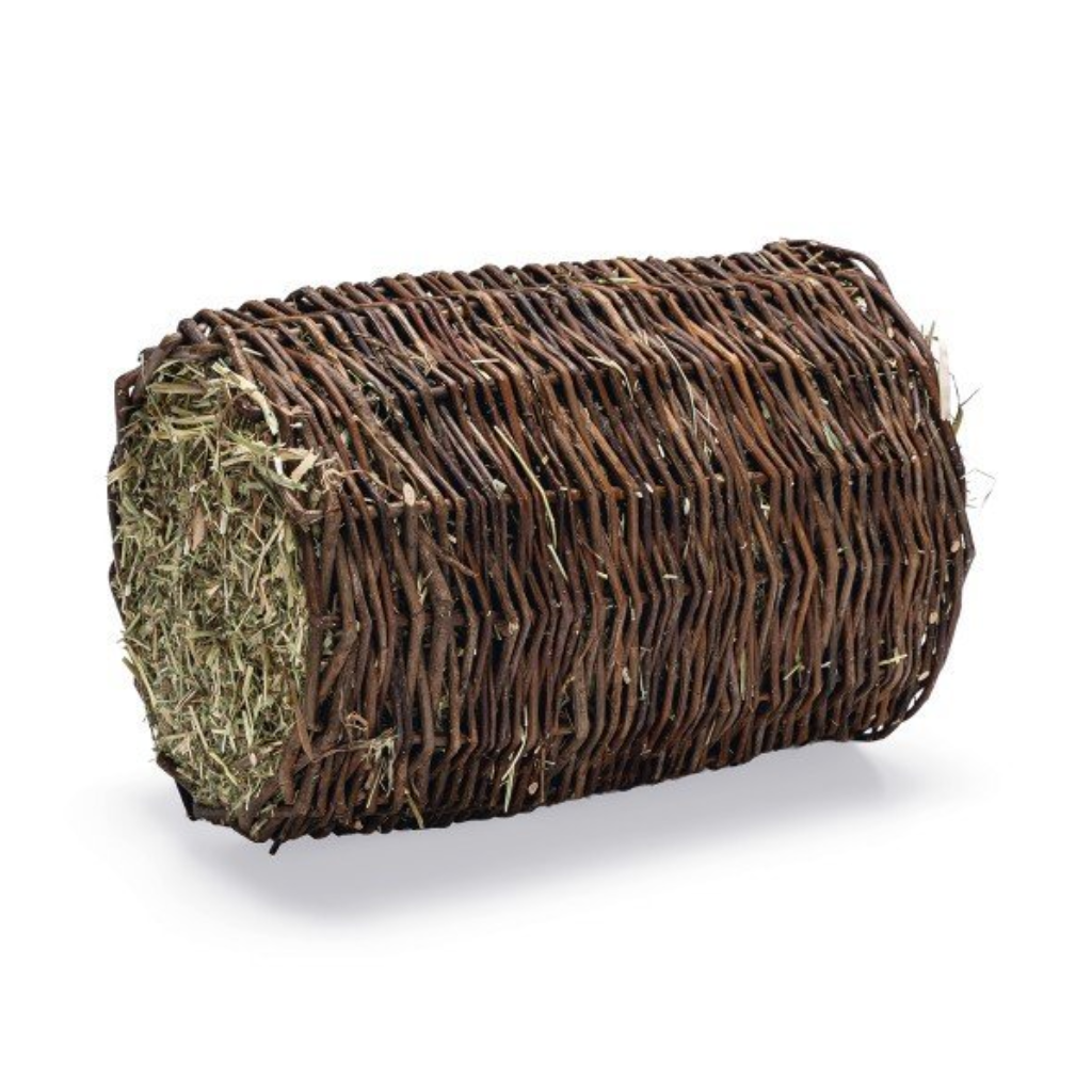 Beeztees wilgentunnel met hooi M 25 x 16 cm