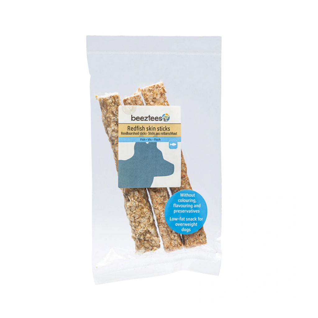 Beeztees hondensnack roodbaarshuid sticks 3 stuks