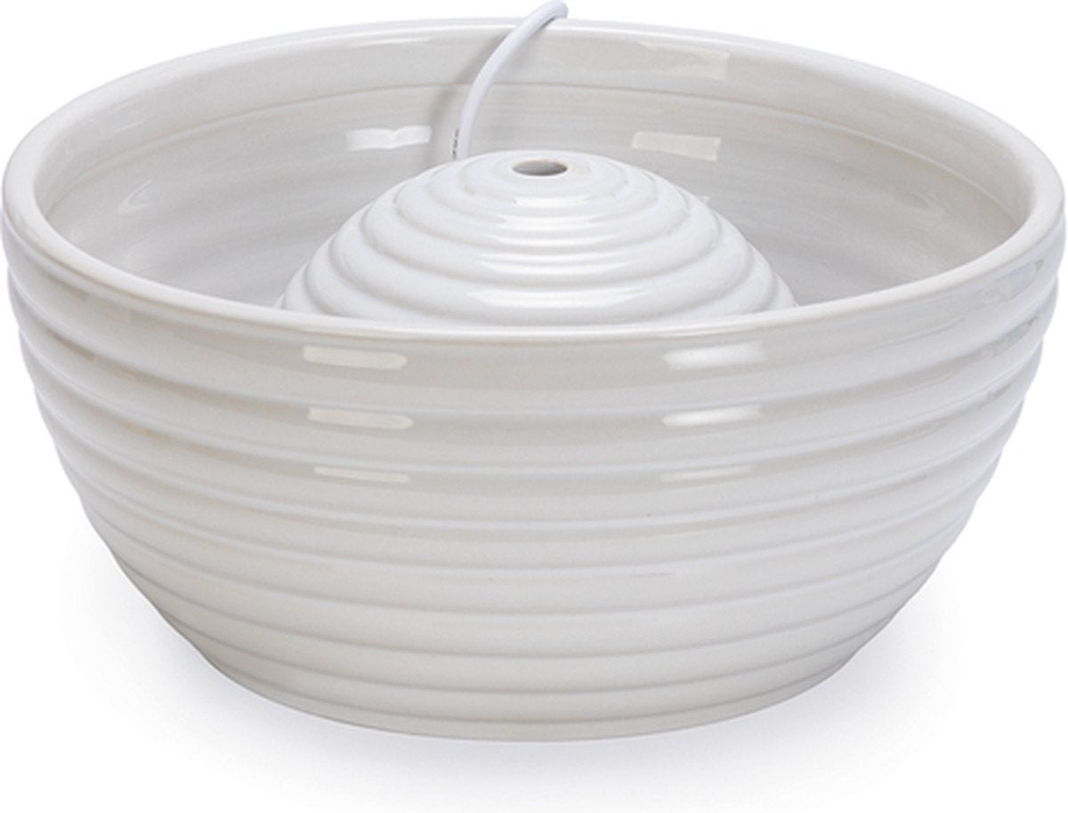 Beeztees Drinkfontein Kat Jaap Wit 1.5L 21 x 21 x 9 cm