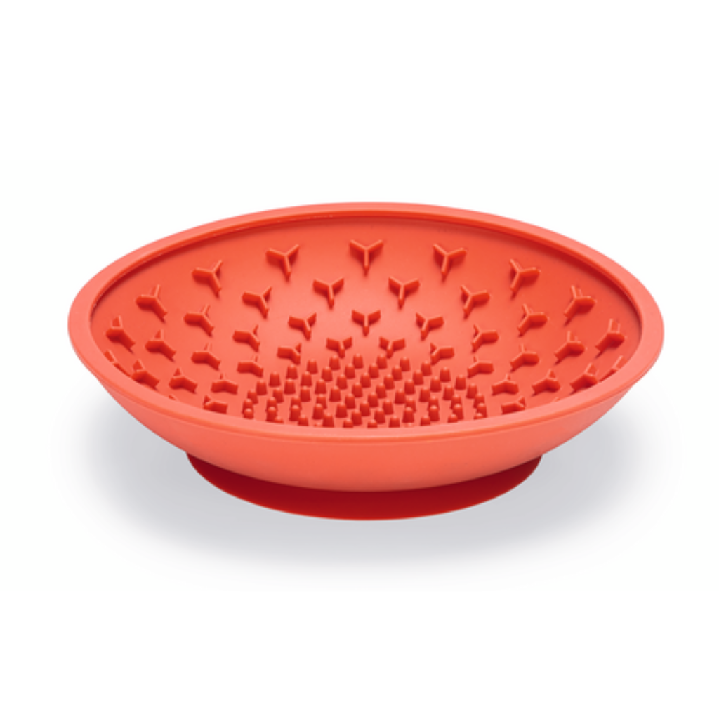 Beeztees Siliconen Likmat Schotel Rood