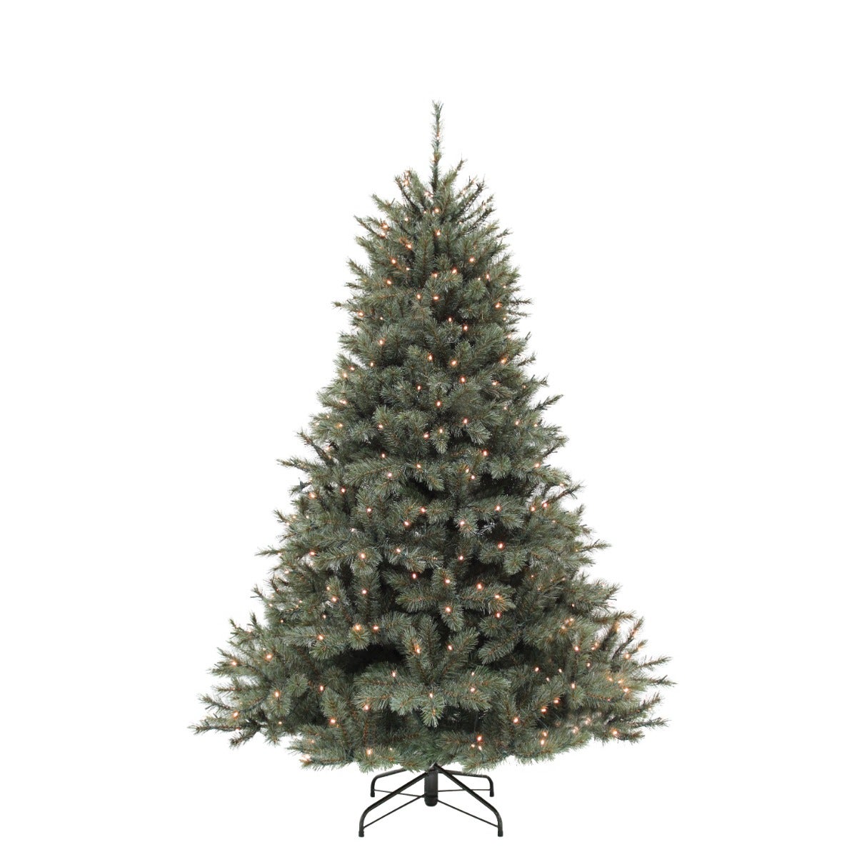Triumph Tree kunstkerstboom Forest Frosted blauw met verlichting 155 x 119 cm