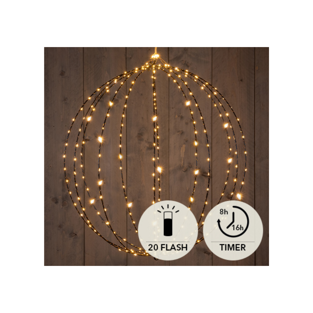 Lichtbol 288 Flash Lights LED Ø60cm Timer + Dimmer
