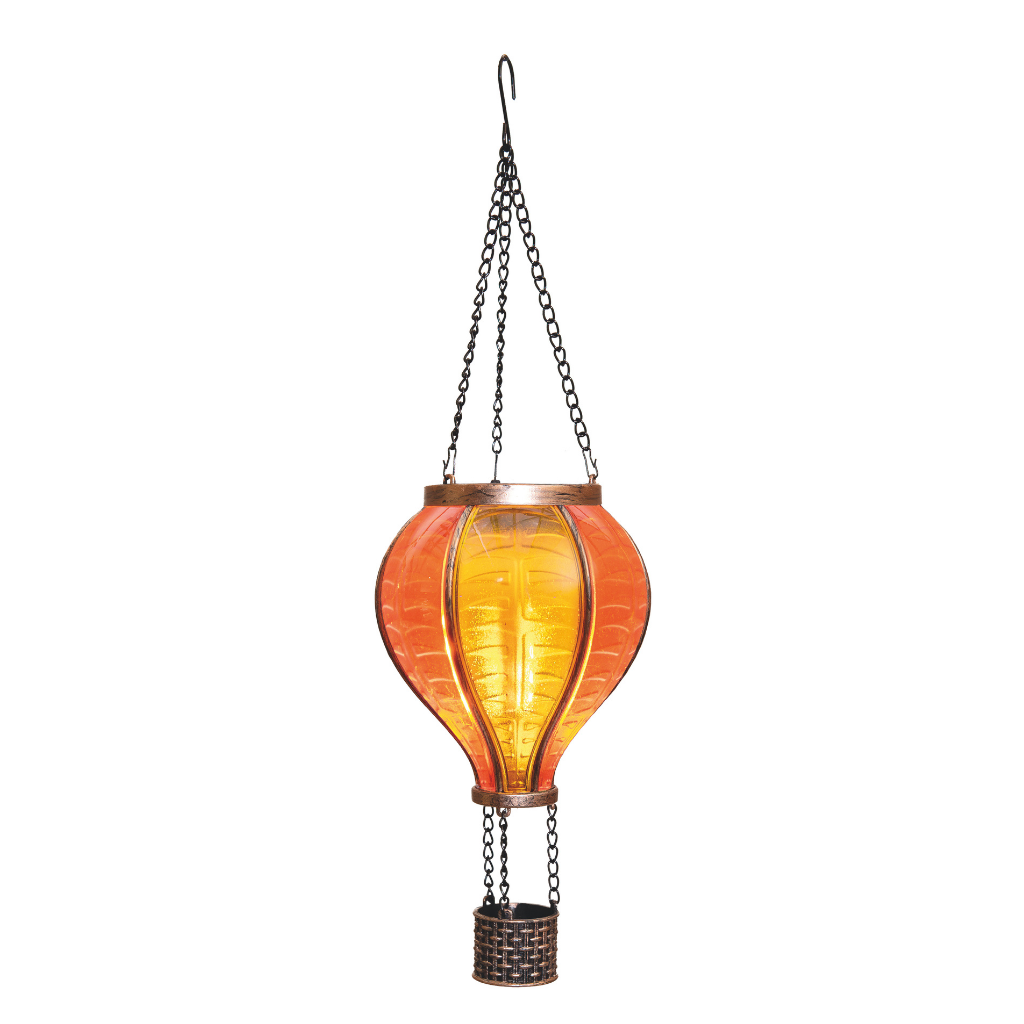 Anna's Collection Hanglamp Solar Luchtballon Geel Oranje 11 x 36 cm