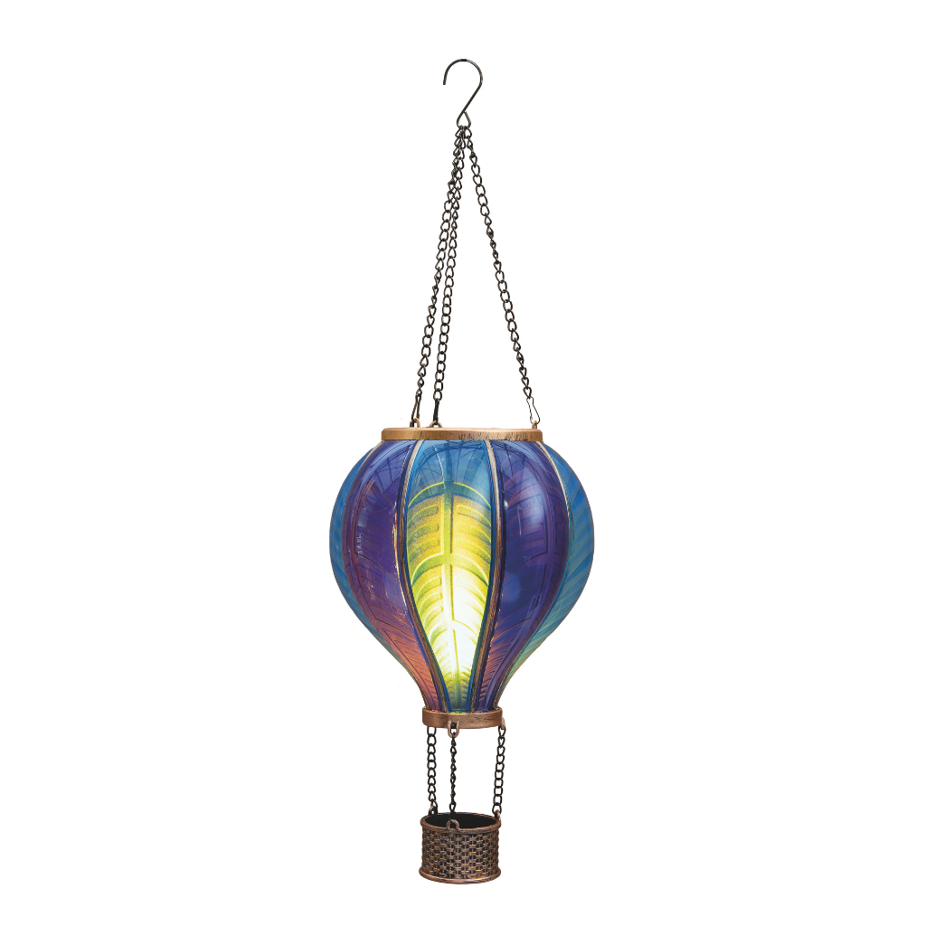Anna's Collection Hanglamp Solar Luchtballon Blauw 20 x 62 cm