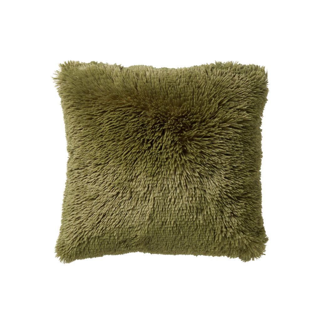 Dutch Decor Sierkussen Fluffy calliste green 45 x 45 cm