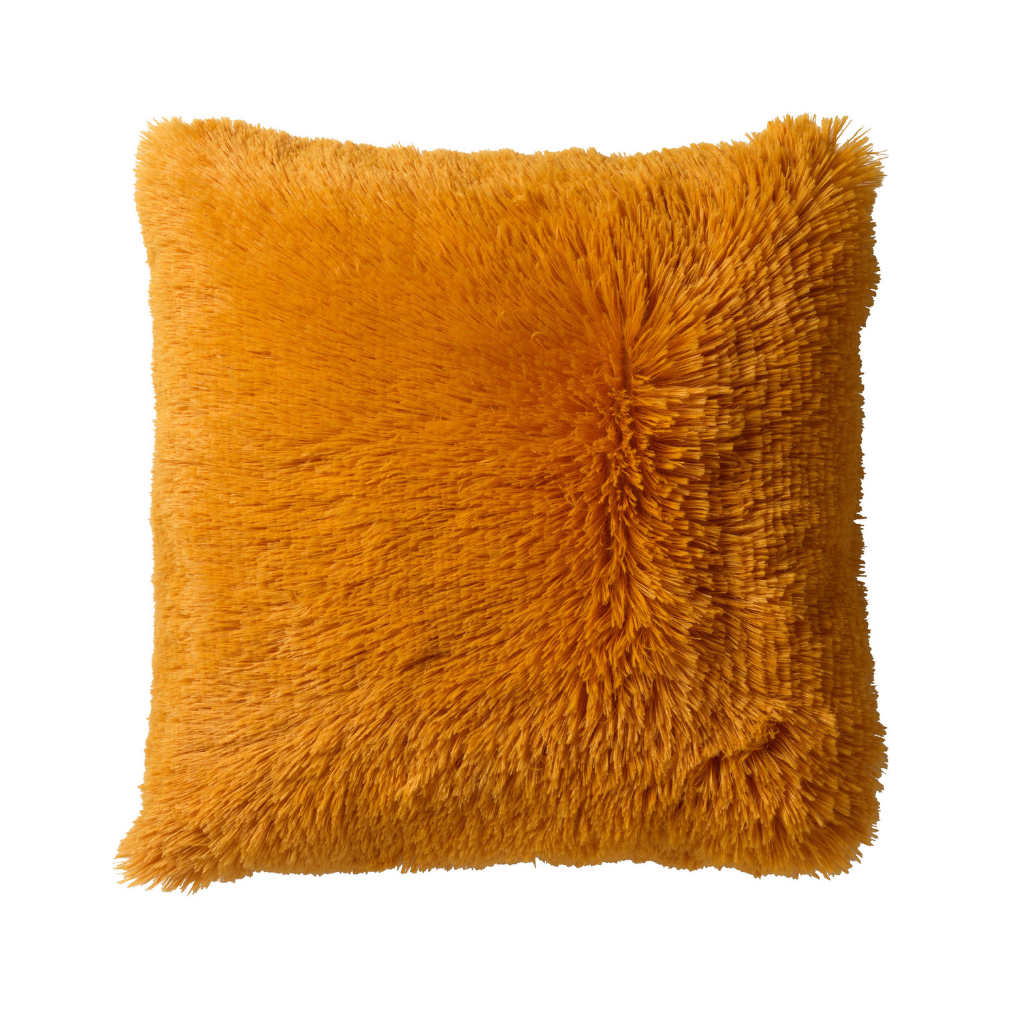Dutch Decor Sierkussen Fluffy golden glow 60 x 60 cm