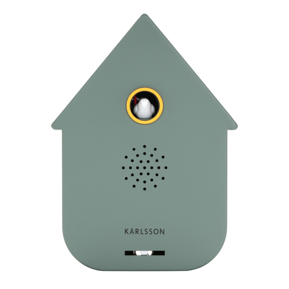 Karlsson Soundbox Modern Koekoeksklok Jungle Groen 12 x 7.5 x 11.5 cm
