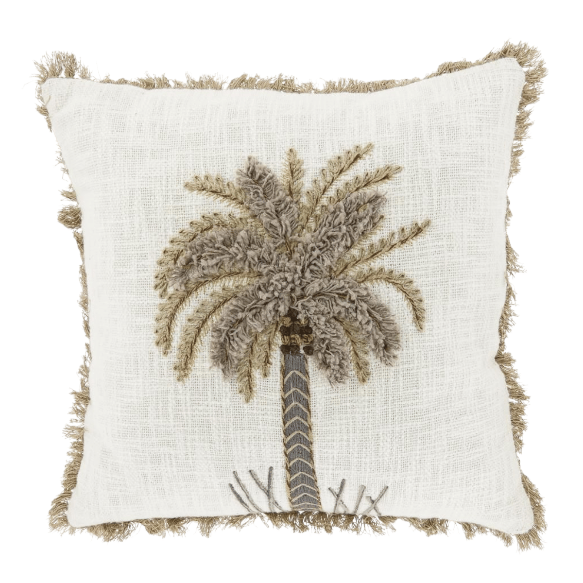 Unique Living Sierkussen Dove White 45 x 45 cm