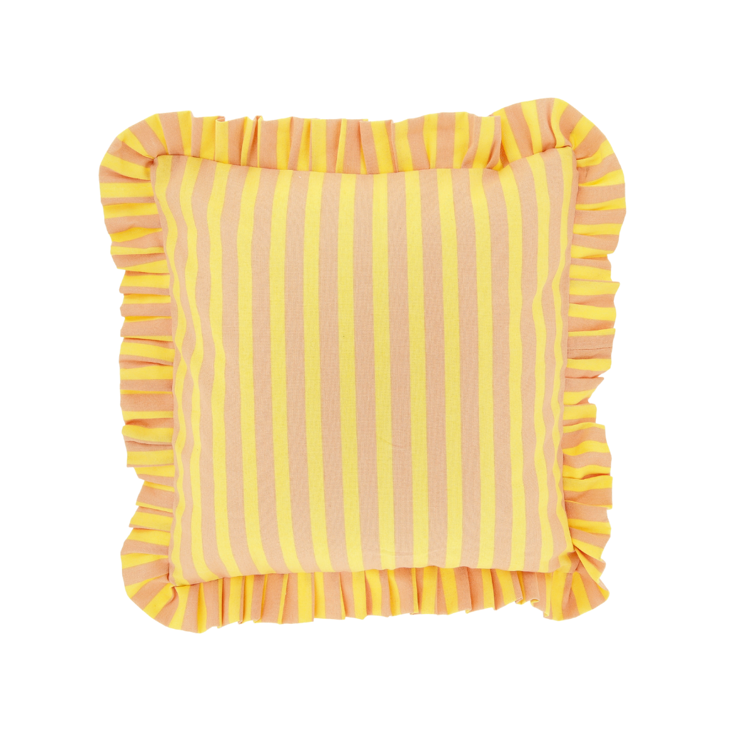 Unique Living Kussen Ruth yellow 45 x 45 cm