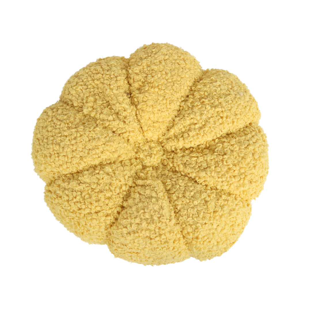 Unique Living Kussen Chico lemon yellow 40 cm Ø