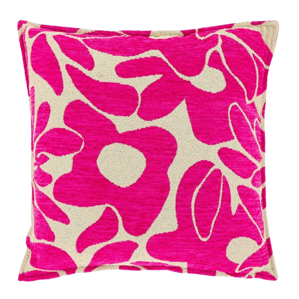 Unique Living Sierkussen Lies Fuchsia 45 x 45 cm