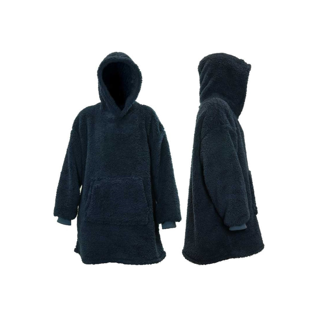 Unique Living Hoodie Teddy Dark Blue