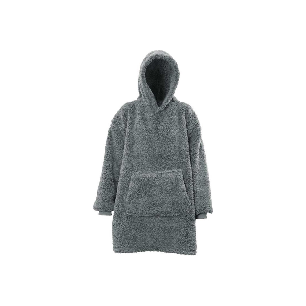 Unique Living Hoodie Teddy Dark Grey